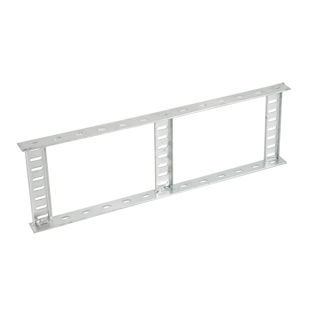 Channel Cable Trays Straight Type with Accessories Galvanised Ventilated Easy to Install Cable Tray